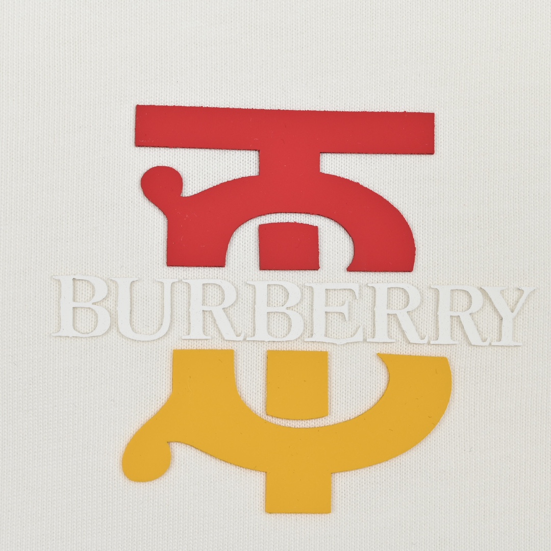 160 BURBERRY/巴宝莉BBR经典TB限定胸口LOGO短袖