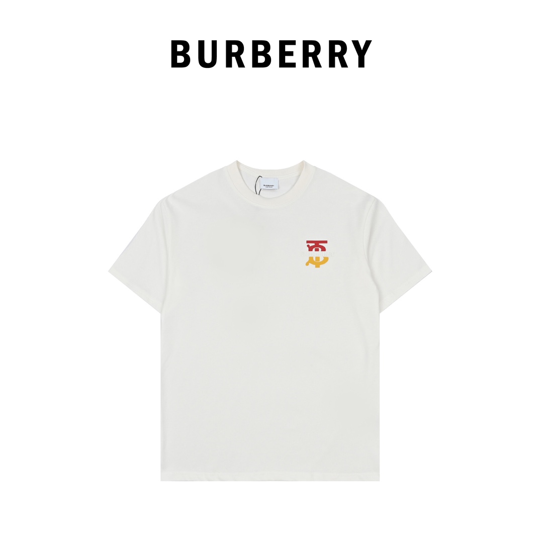 160 BURBERRY/巴宝莉BBR经典TB限定胸口LOGO短袖