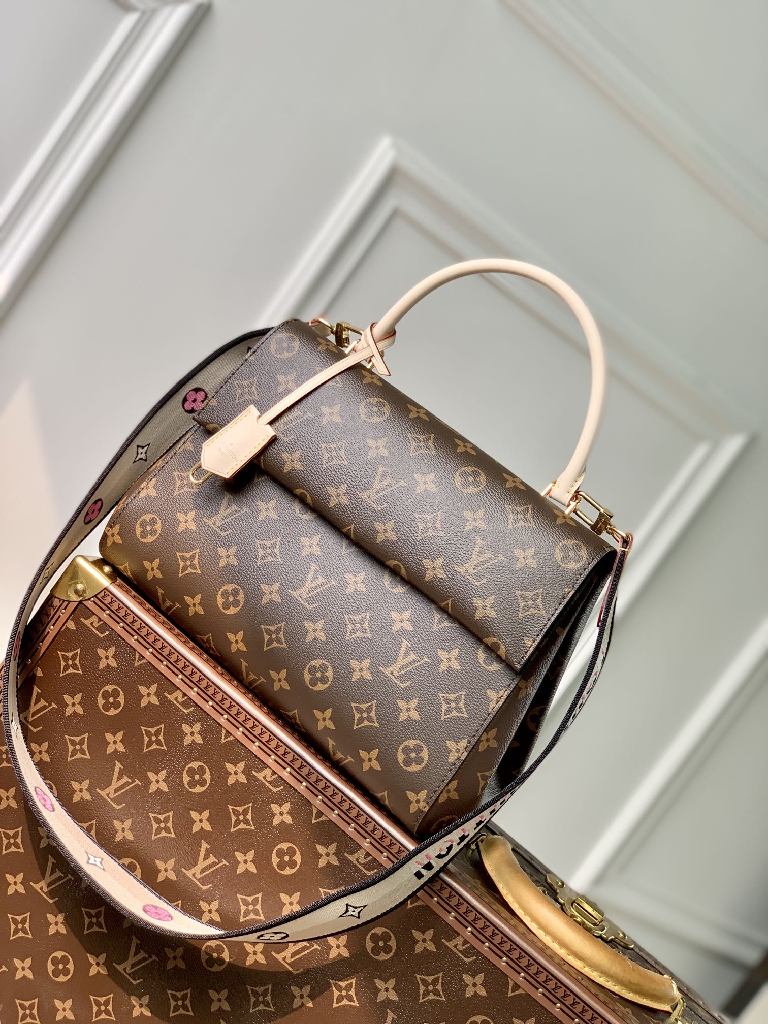 Louis Vuitton LV Cluny Bags Handbags Black M46053