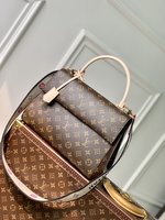 What is top quality replica
 Louis Vuitton LV Cluny Bags Handbags Black M46053