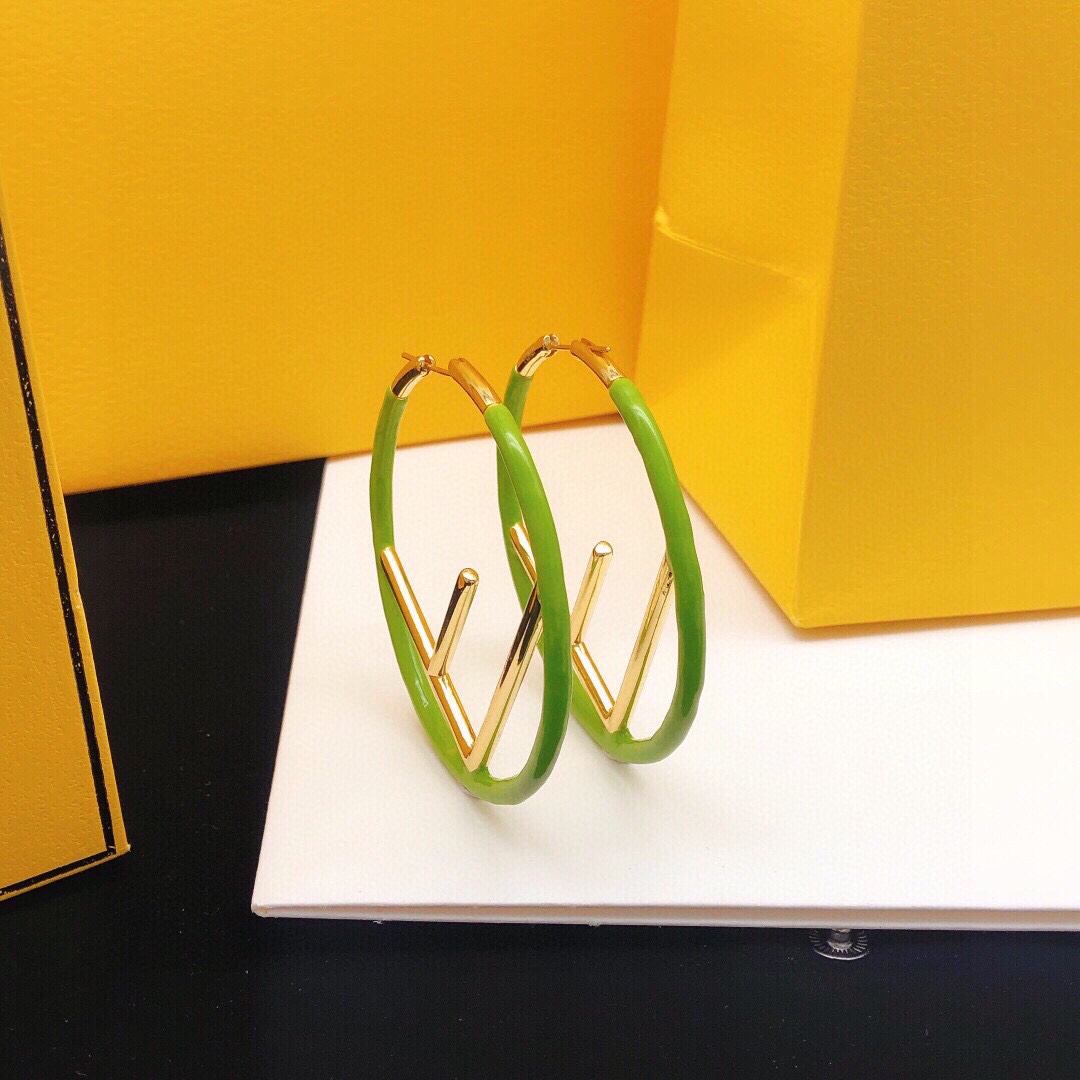 p265 FDD 0030 A luminous green gold combination of the Findy earrings - 图片 6