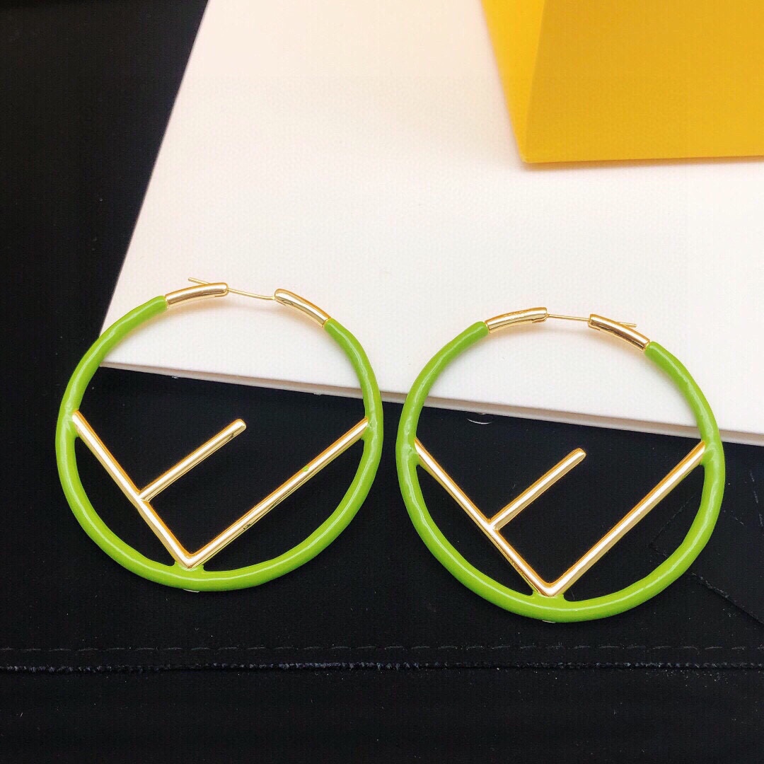 p265 FDD 0030 A luminous green gold combination of the Findy earrings - 图片 5