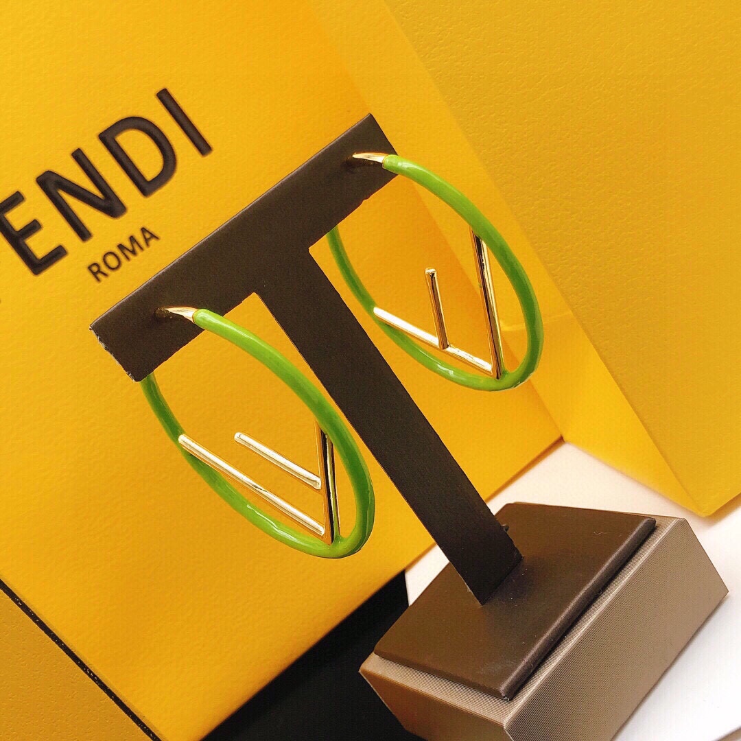 p265 FDD 0030 A luminous green gold combination of the Findy earrings - 图片 7