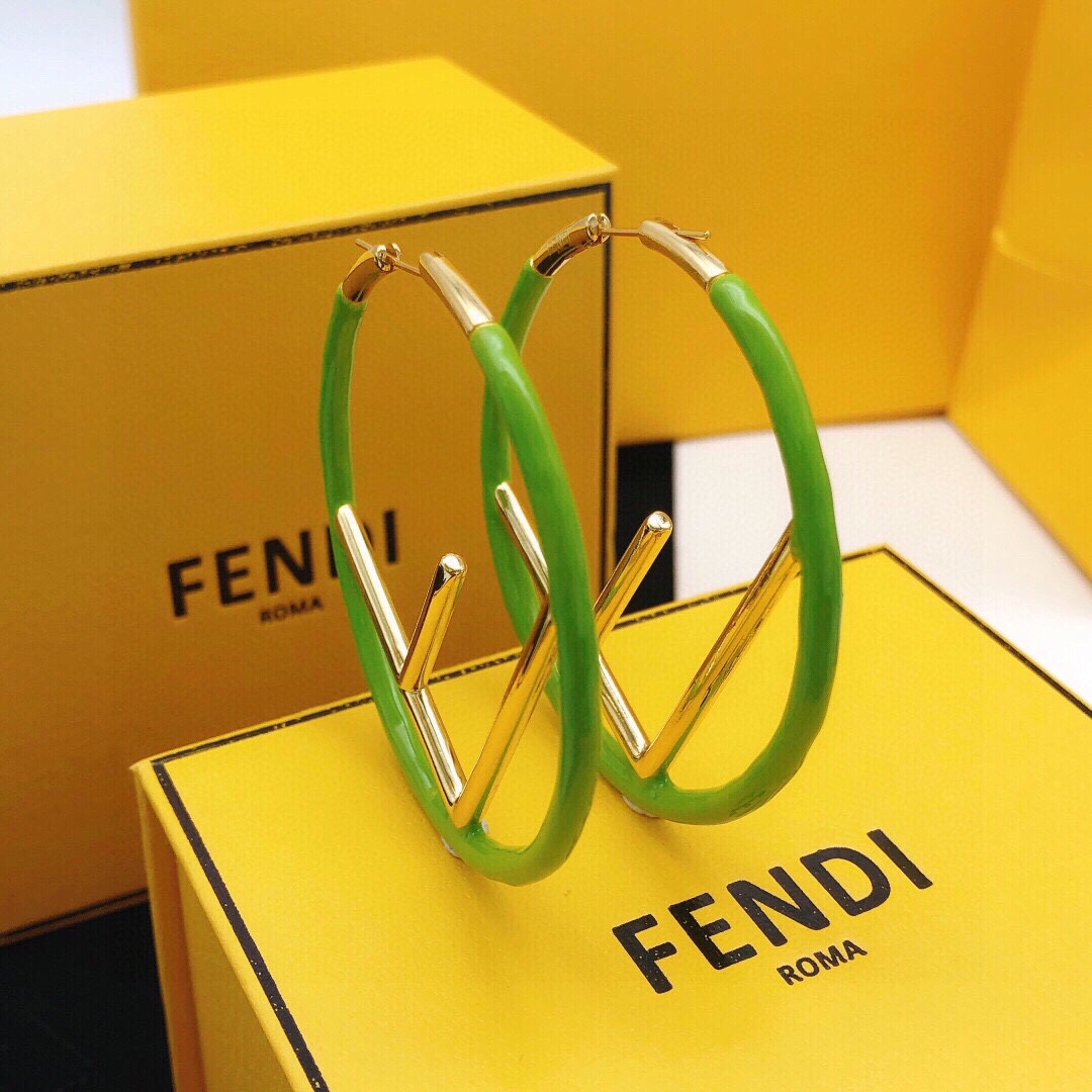 p265 FDD 0030 A luminous green gold combination of the Findy earrings - 图片 9