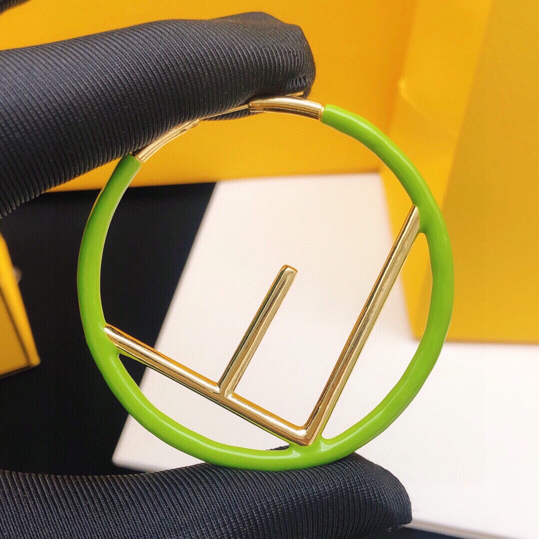 p265 FDD 0030 A luminous green gold combination of the Findy earrings - 图片 4