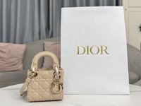 First Copy
 Dior Bags Handbags Pink Sheepskin Lady Mini