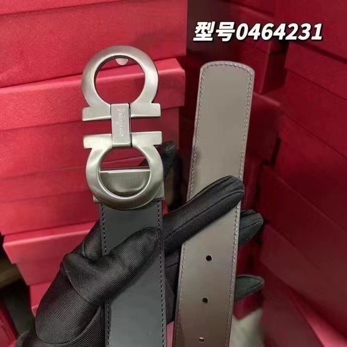 Ferragamo 国现 Ferragamo菲拉格慕 男士皮带 双面可用，可自由裁剪 尺码更合身，附件
