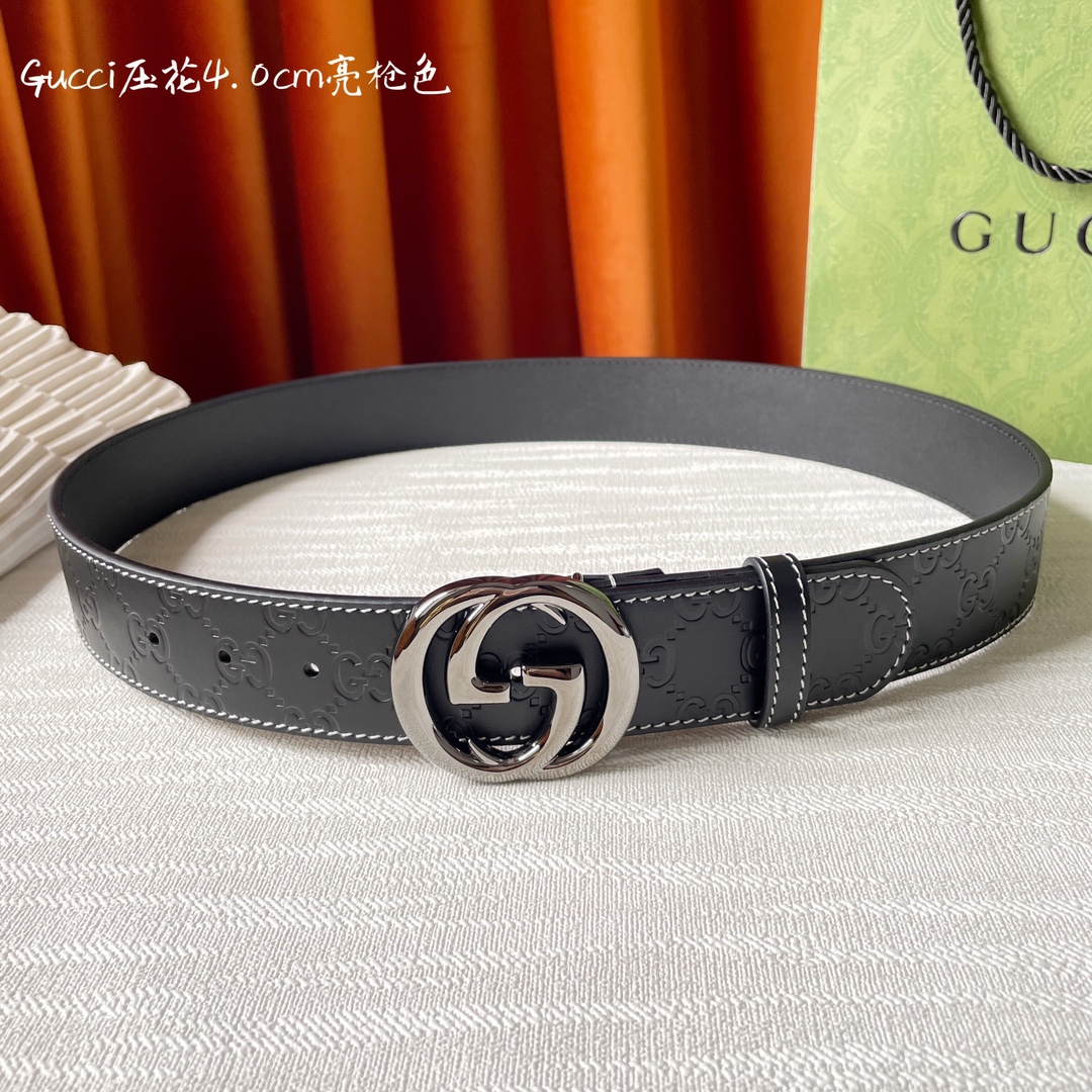 Gucci经典款面进口原厂压花小牛皮