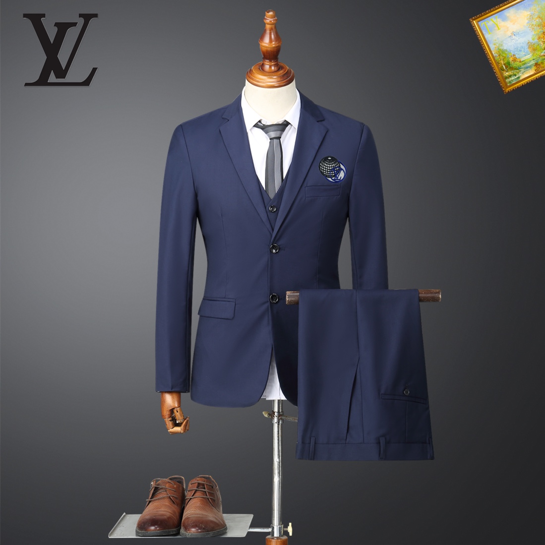 Louis Vuitton Clothing Coats & Jackets Two Piece Outfits & Matching Sets Men Cotton Fashion Casual