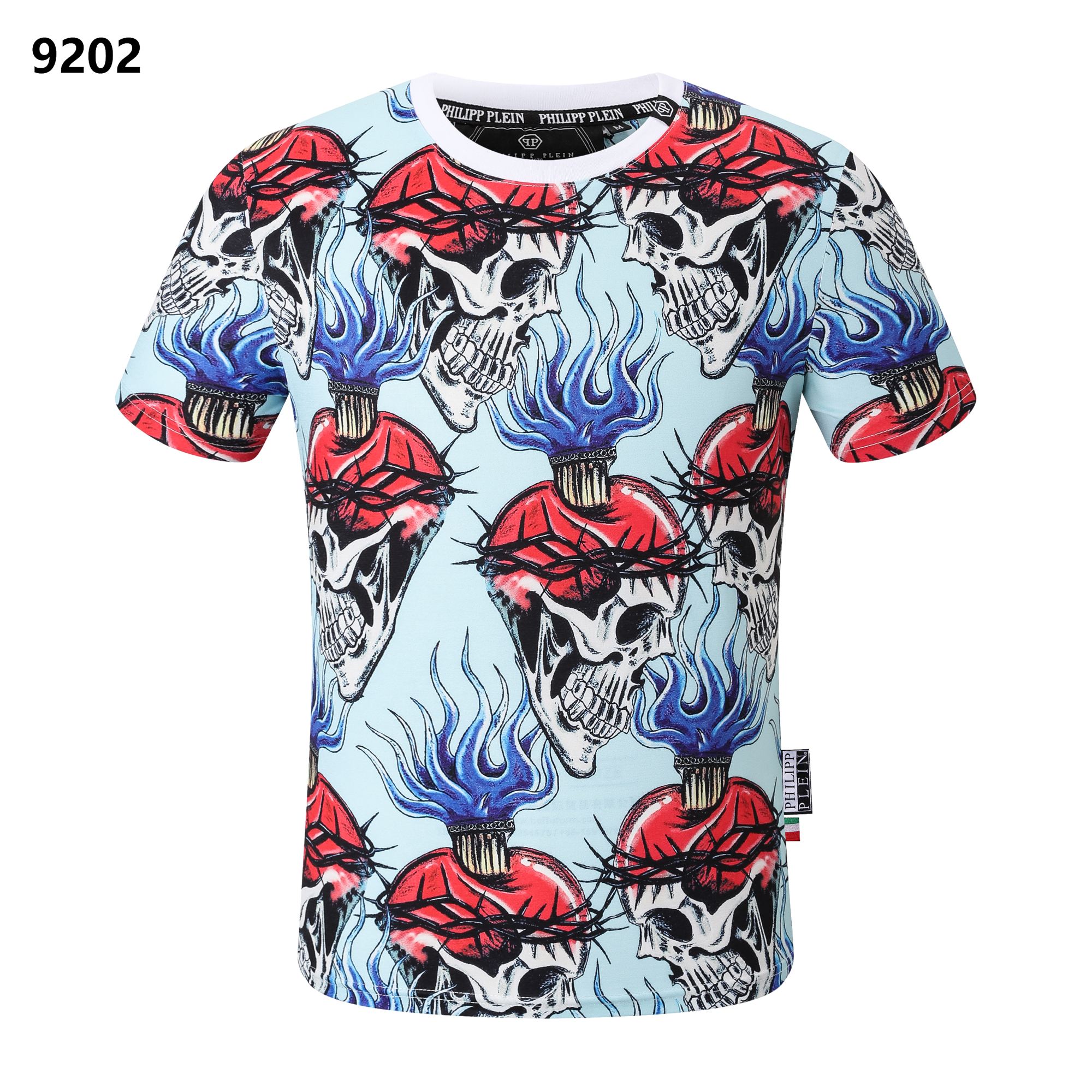 Philipp Plein Clothing T-Shirt Men Spring/Summer Collection Short Sleeve