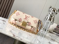 Louis Vuitton LV Favorite Bags Handbags White Printing Empreinte​ Chains M46393