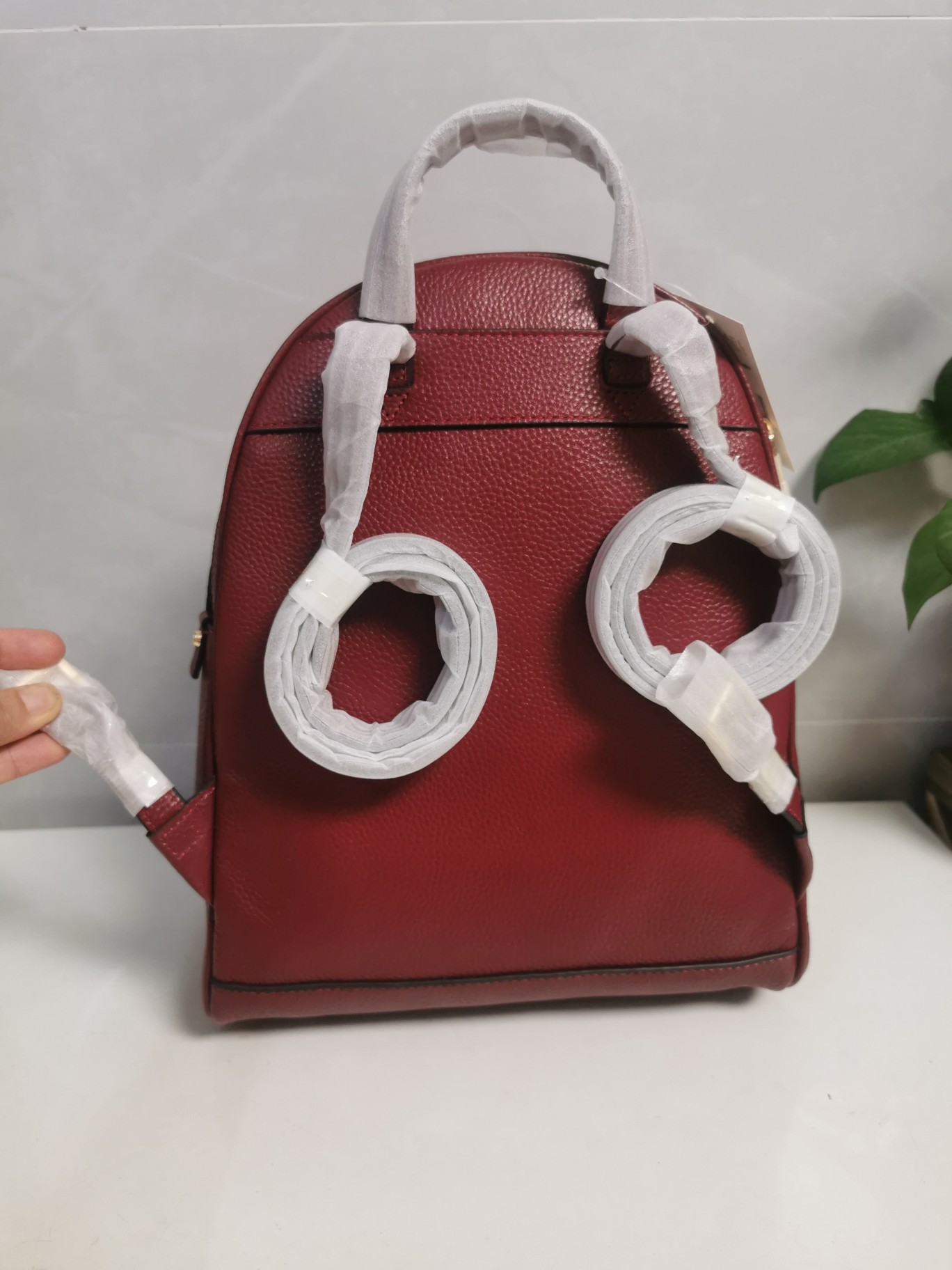 Michael Kors Mk纯原双肩背包荔枝纹软牛皮，手感超柔软 配 防尘袋