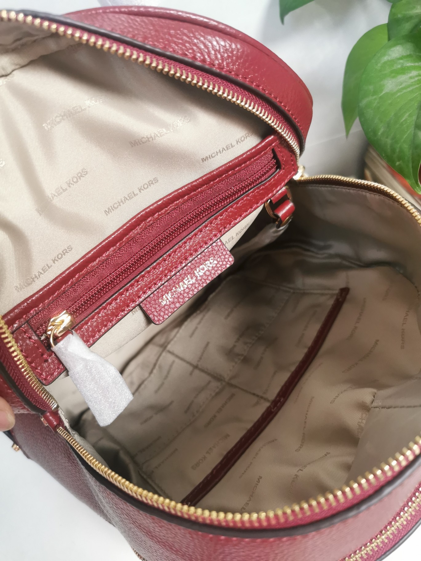 Michael Kors Mk纯原双肩背包荔枝纹软牛皮，手感超柔软 配 防尘袋