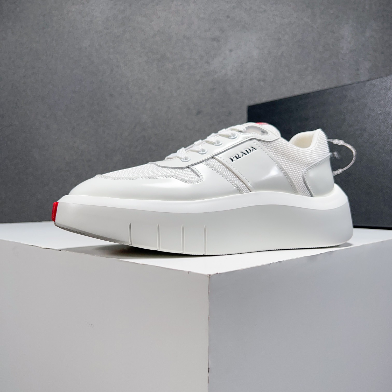 Prada Style Green Leather Men's Shoes style reference detail image 6 from source 781923