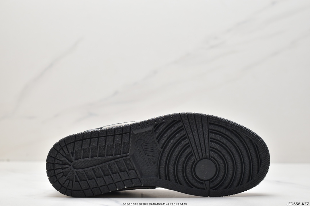 Air Jordan 1 Low Black Gray Toe AJ1 Joe 1 Low Top Casual Shoes DV0982-006
