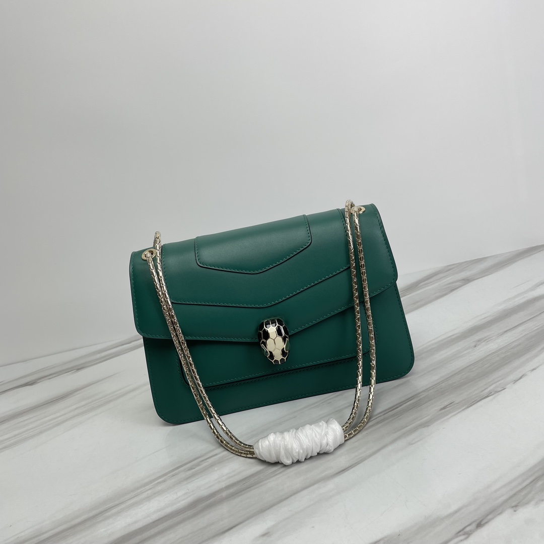 Bvlgari Luxury Designer Handbag Shoulder Crossbody Bag crafted in