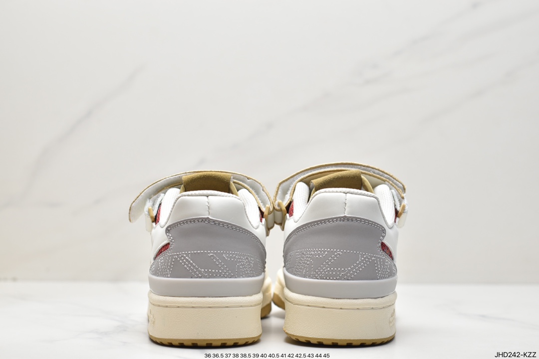 Adidas Originals Forum 84 Low Rome series Velcro low-top sneakers HQ4604