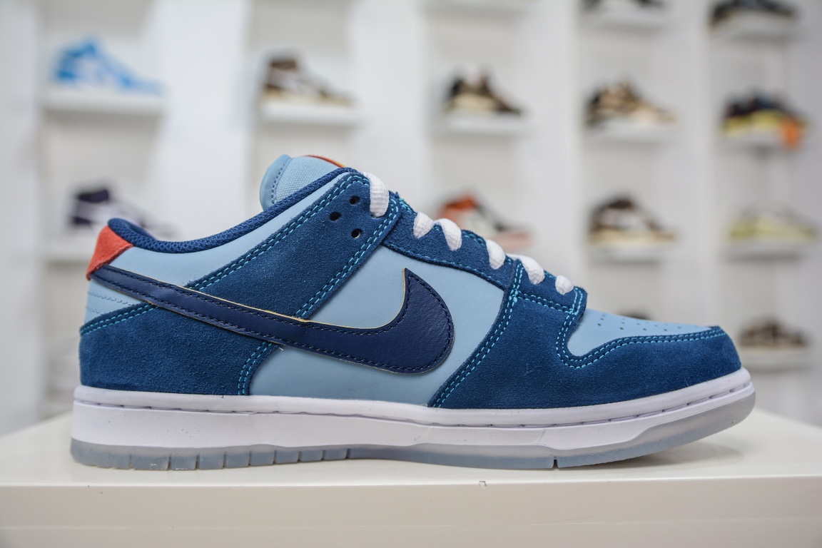 Why So San x Nike SB Dunk Low PRW WSS Blue DX5549-400