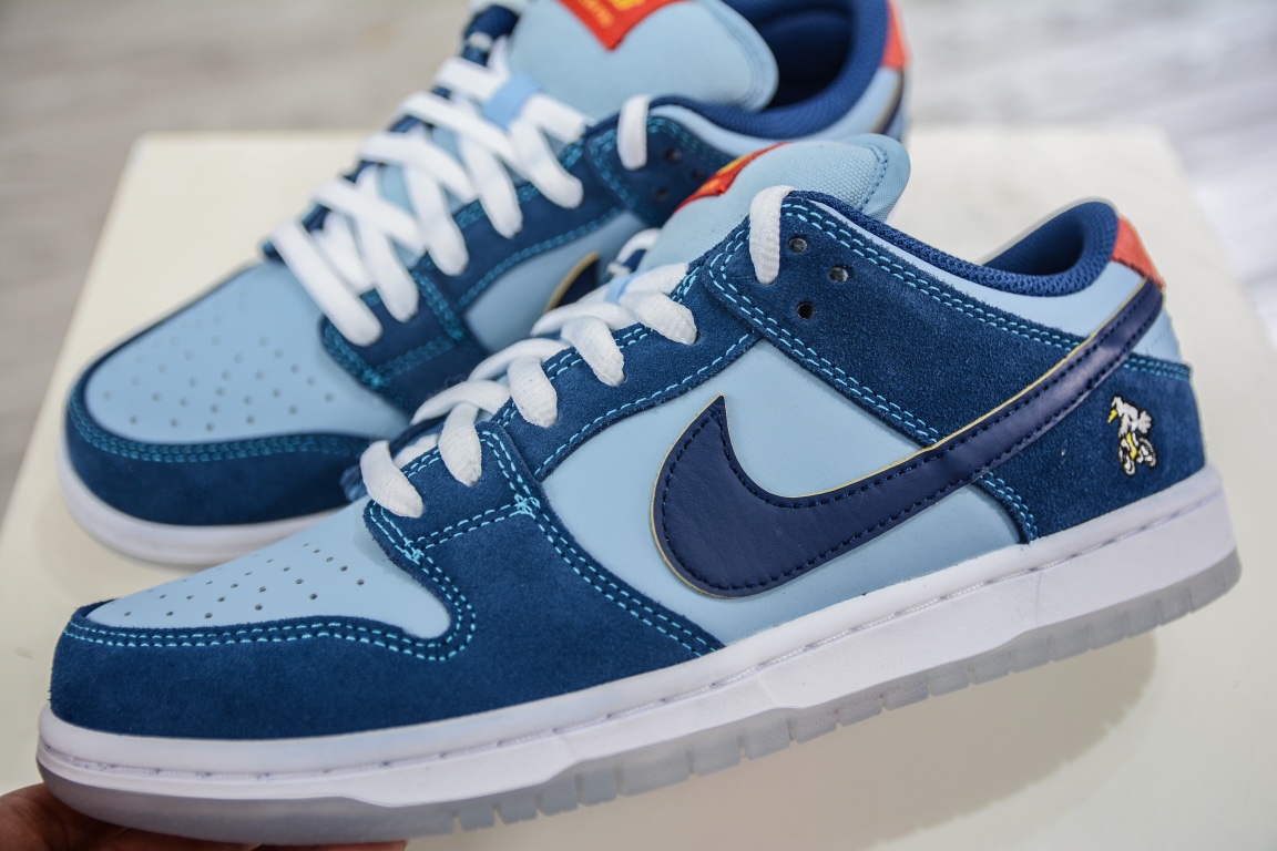 Why So San x Nike SB Dunk Low PRW WSS Blue DX5549-400