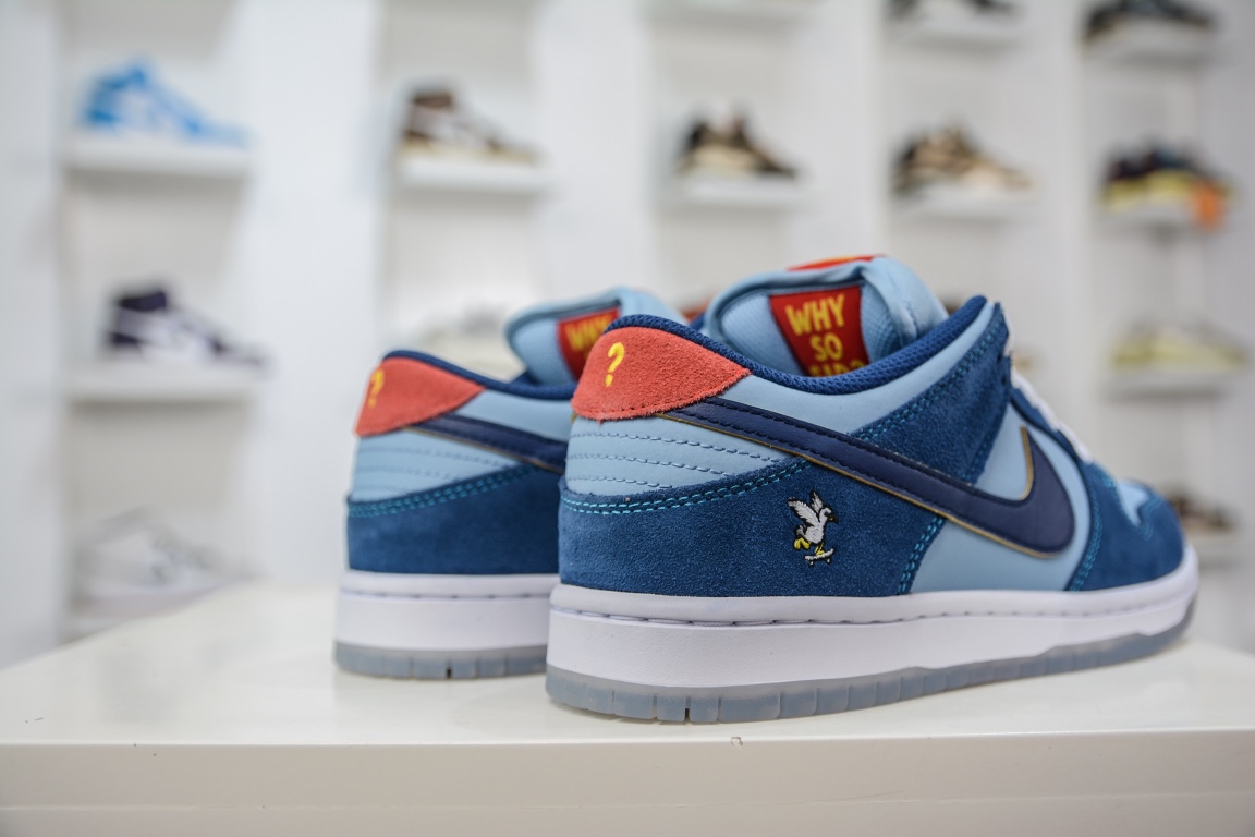 Why So San x Nike SB Dunk Low PRW WSS Blue DX5549-400