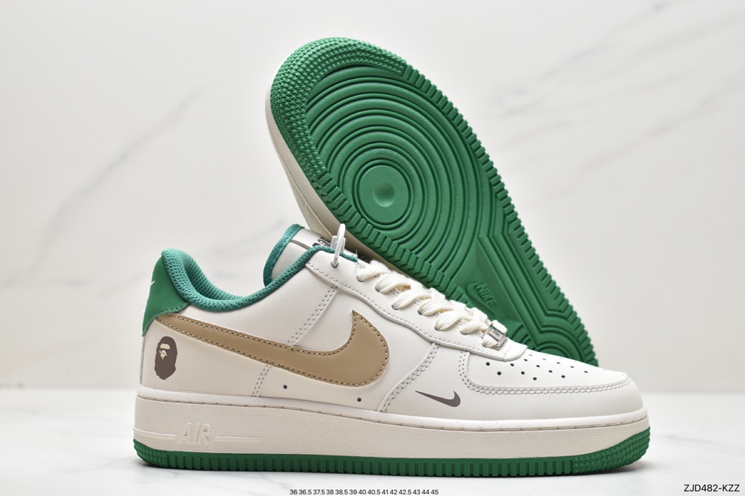 Air Force 1 '07 Low LV White Zong Green HX123-007