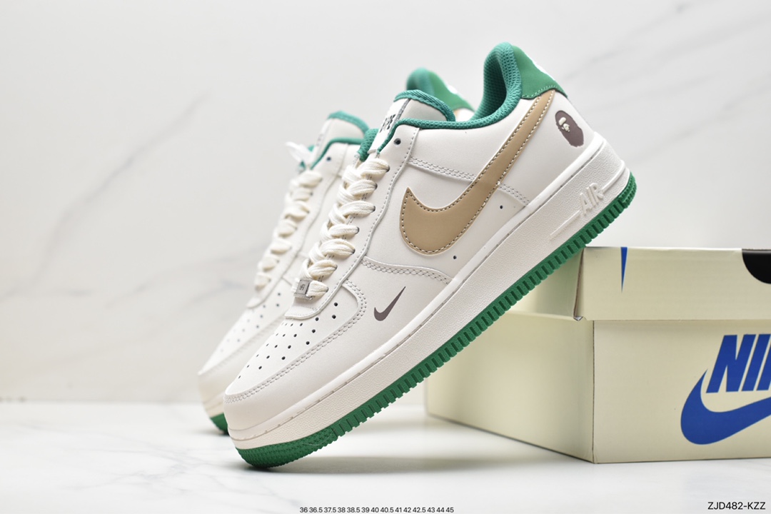 Air Force 1 '07 Low LV White Zong Green HX123-007