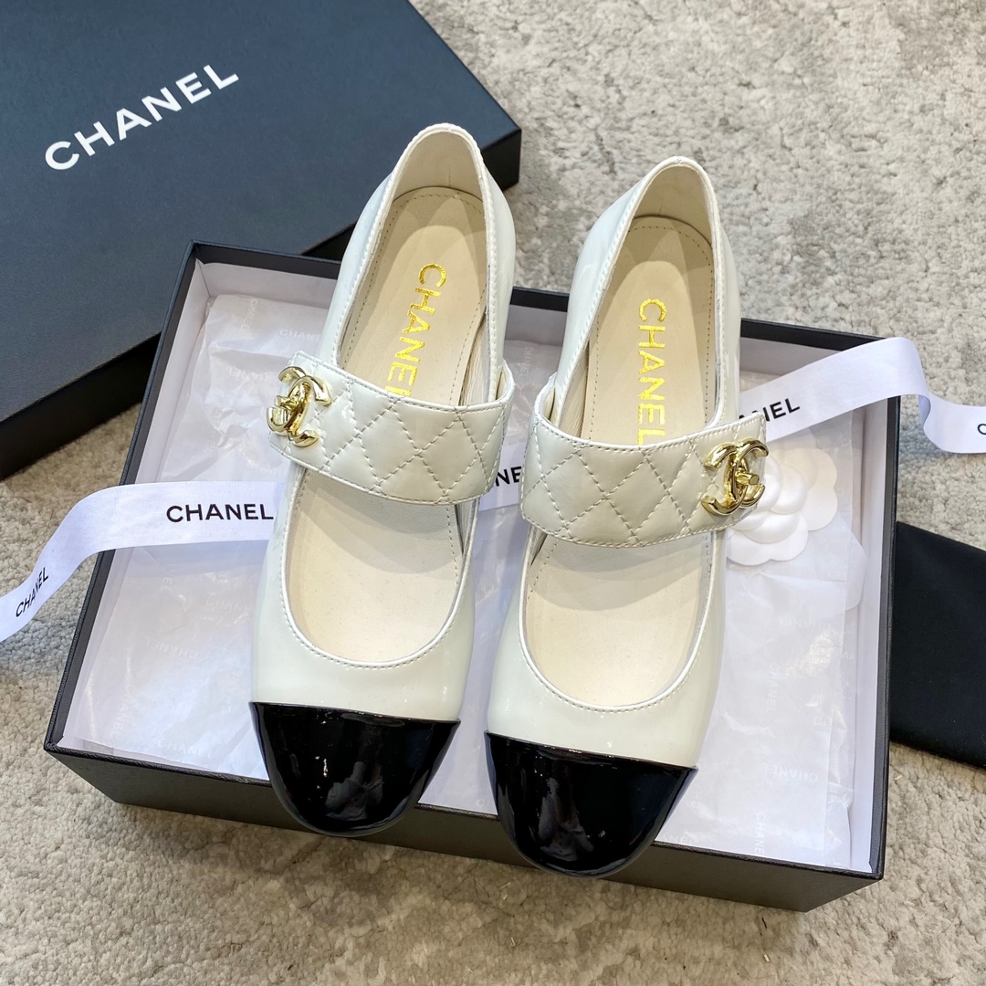 CHANEL Mary Jane лялькавыя туфлі｜лімітаваная версія｜кастомізацыя з матэрыялаў арыгінальнага канала｜99.99% дакладнасць аднаўлення