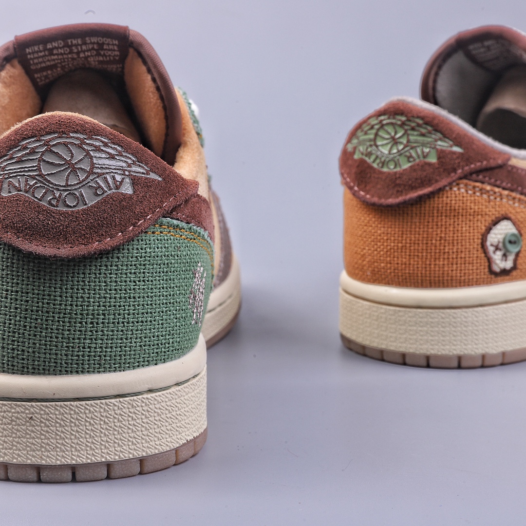 200 Zion Williamson x Air Jordan 1 Low 联名巫毒棕色官方同步新色 DZ7292-200