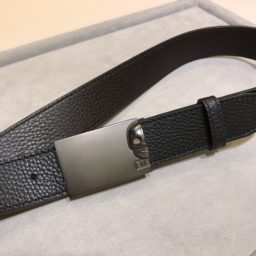 Stylish Unisex Alexander McQueen Belt Purchased for Network, 3.5CM Size. - 图片 5