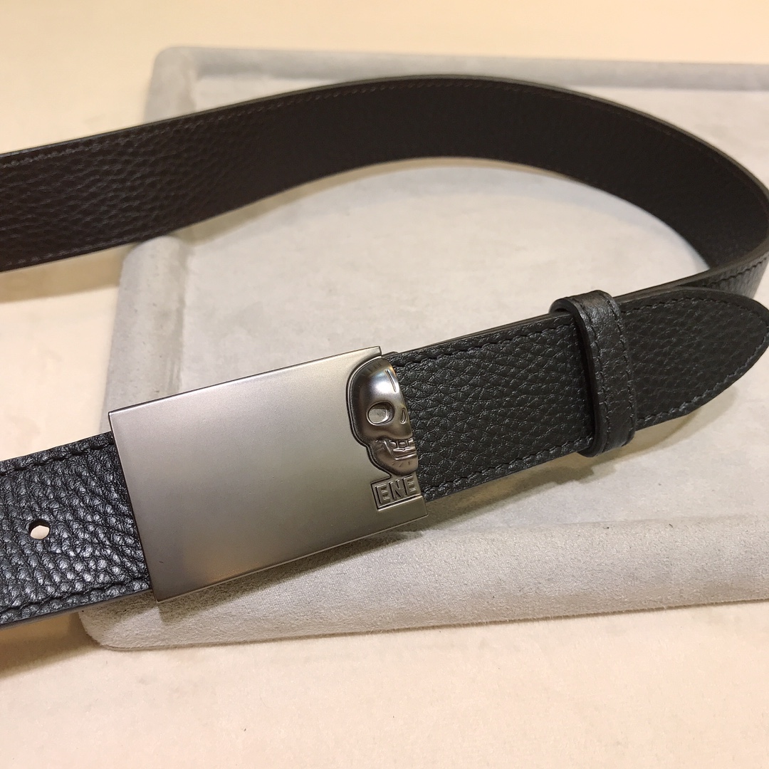 Stylish Unisex Alexander McQueen Belt Purchased for Network, 3.5CM Size. - 图片 6