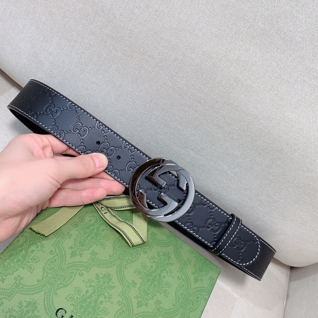 新款Gucci男士皮带专柜热卖款腰带