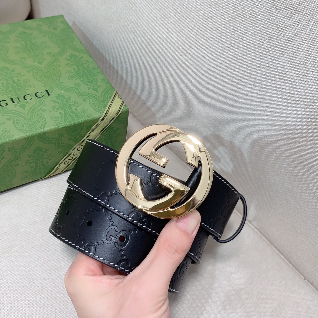新款Gucci男士皮带专柜热卖款腰带