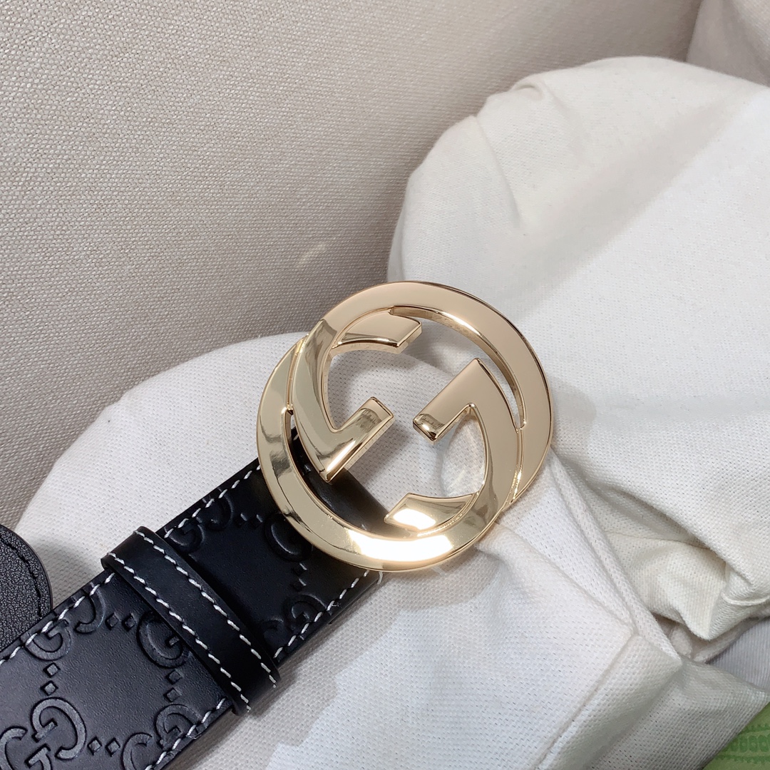 新款Gucci男士皮带专柜热卖款腰带