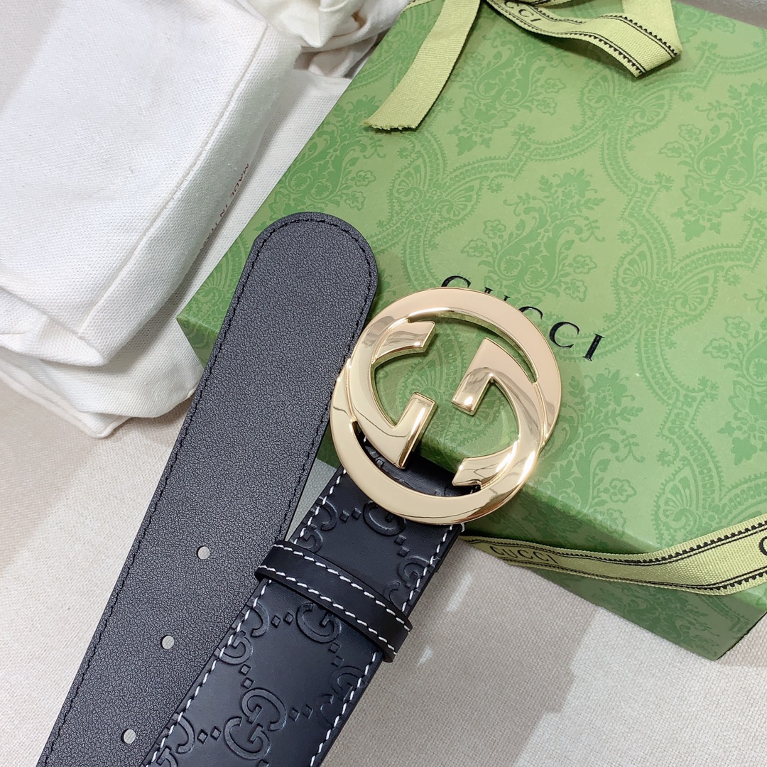 新款Gucci男士皮带专柜热卖款腰带