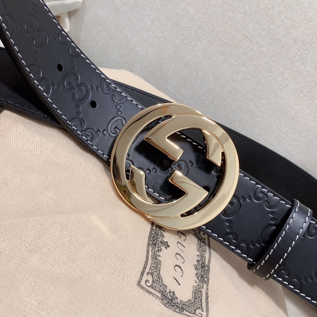 新款Gucci男士皮带专柜热卖款腰带
