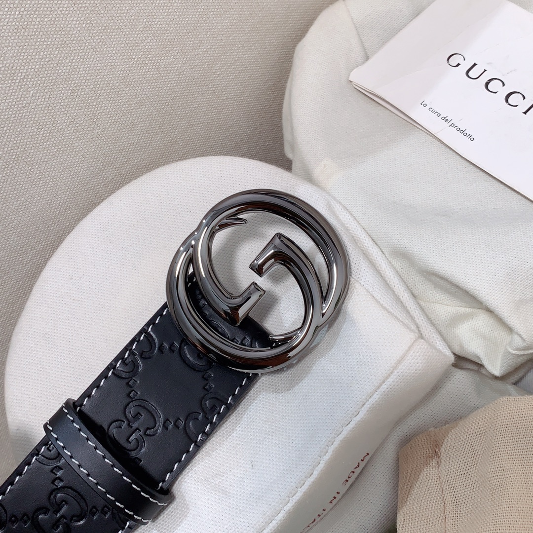 新款Gucci男士皮带专柜热卖款腰带
