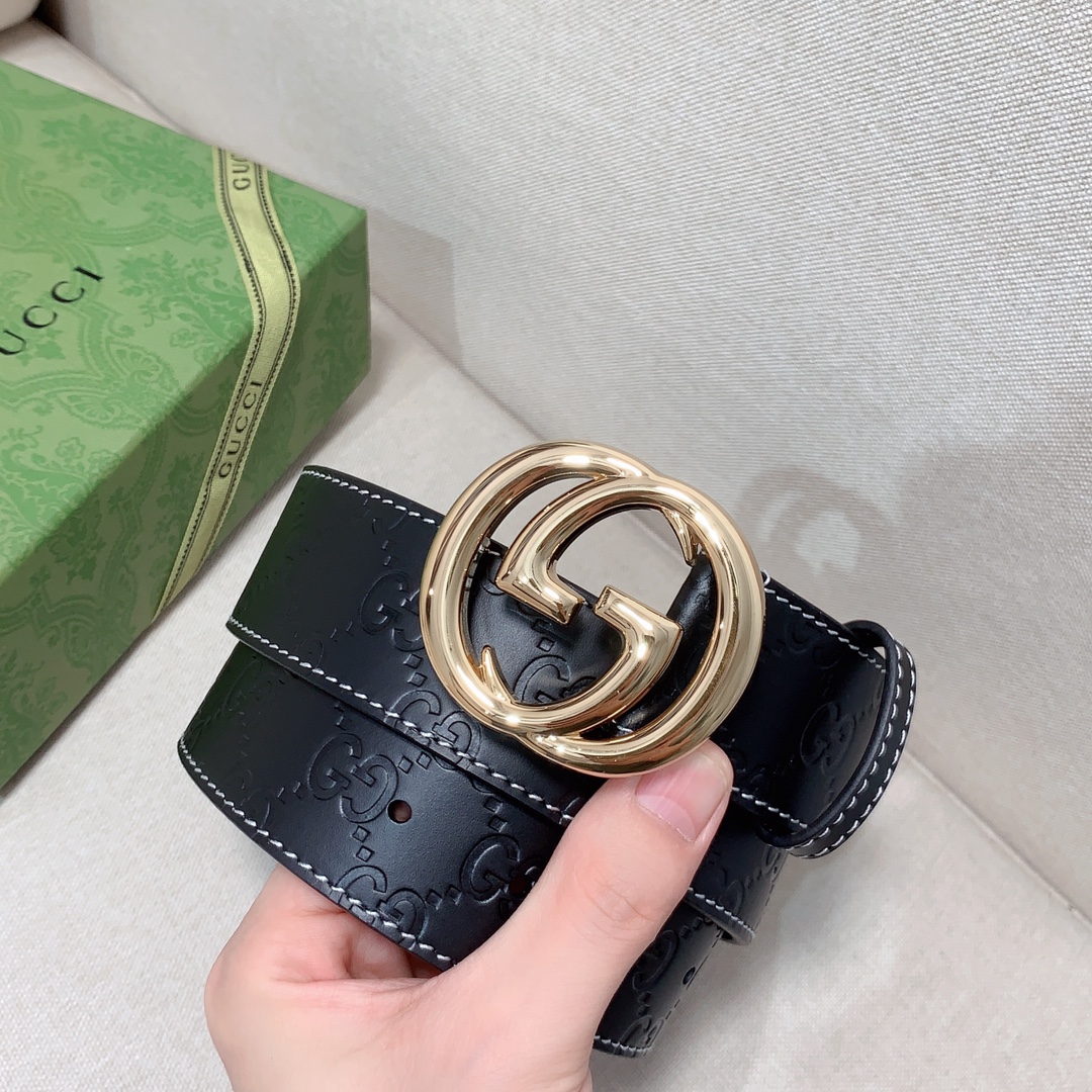 新款Gucci男士皮带专柜热卖款腰带