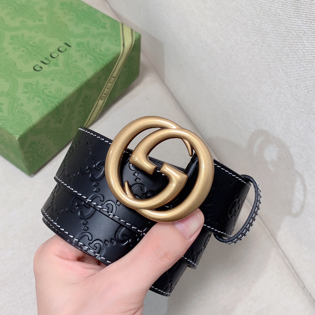 新款Gucci男士皮带专柜热卖款腰带