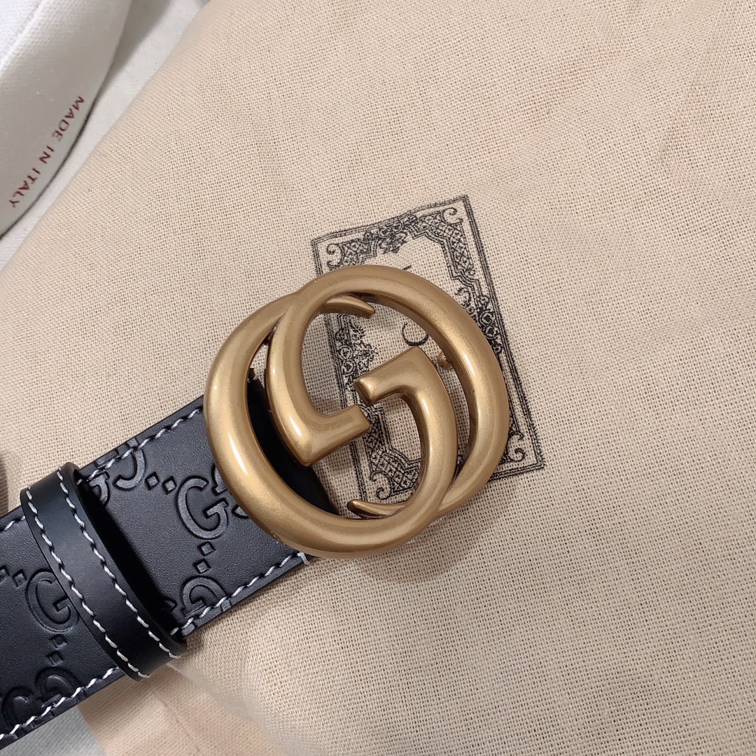 新款Gucci男士皮带专柜热卖款腰带