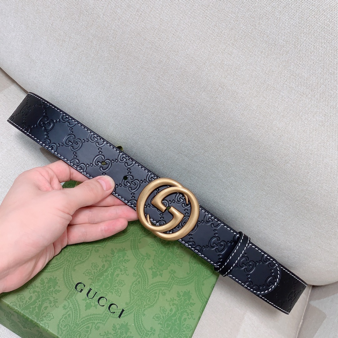 新款Gucci男士皮带专柜热卖款腰带