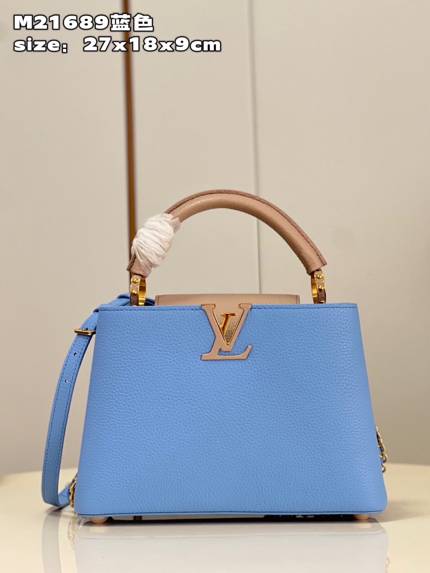 Louis Vuitton LV Capucines Bags Handbags Online Shop
 Blue Taurillon M21689