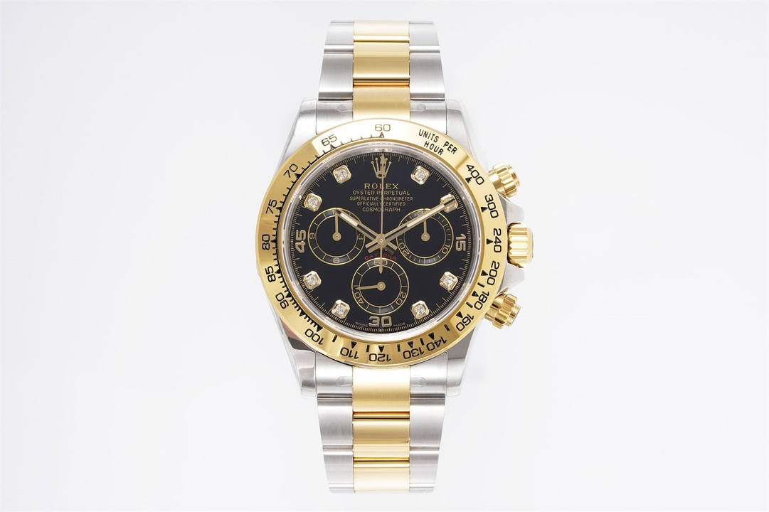 Rolex Daytona Orologio da Polso Rose Oro rosa Bianco Incisione