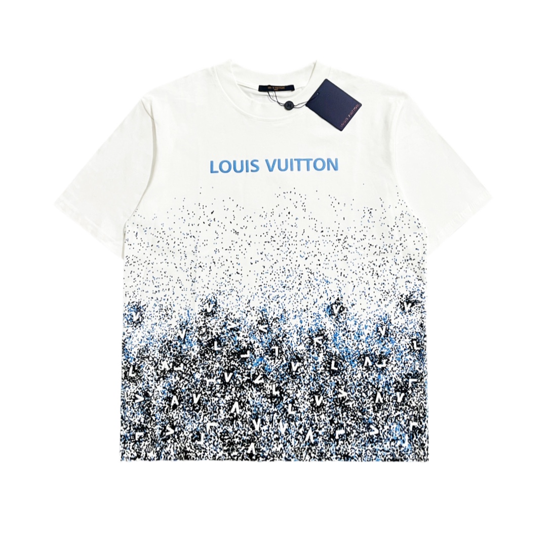 170 – Louis Vuitton/路易威登LV23SS限定秀款泼墨星空短袖T恤