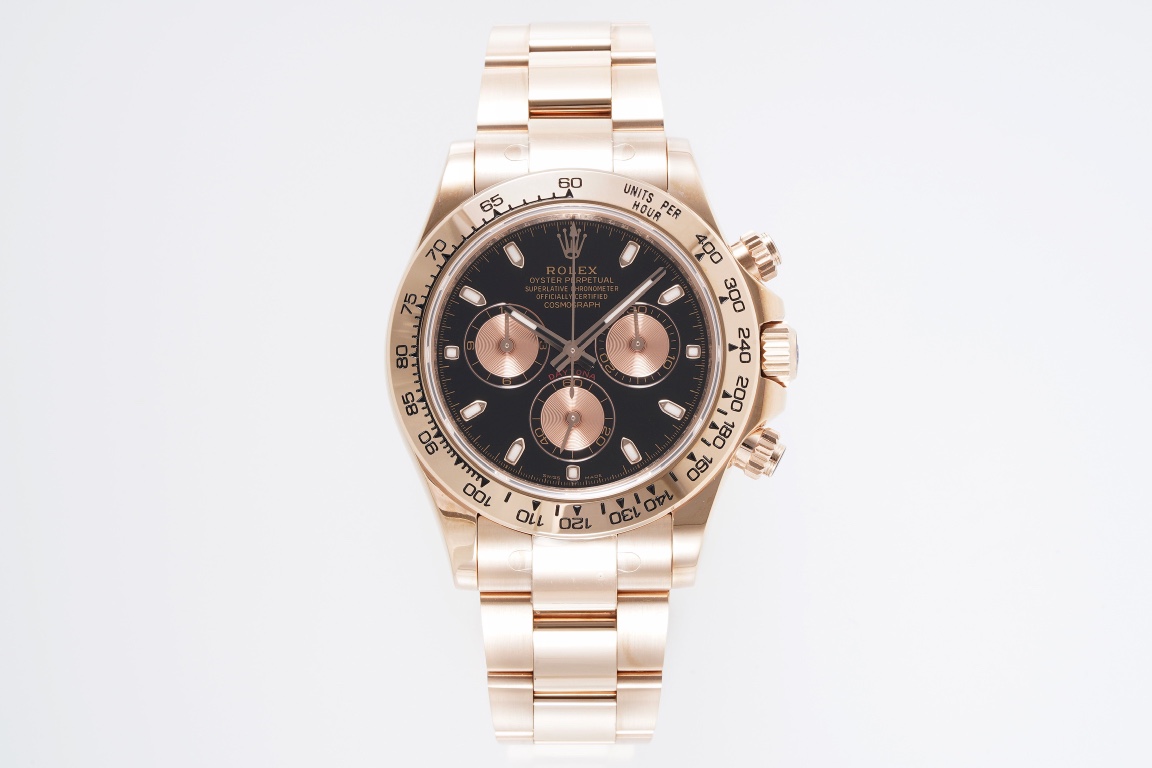 KING Rolex Daytona KING ROLEX DAYTONA versión 4130 caja original genuina 1:1 pulida. 40 mm * 12,2 mm, utilizando el mej…