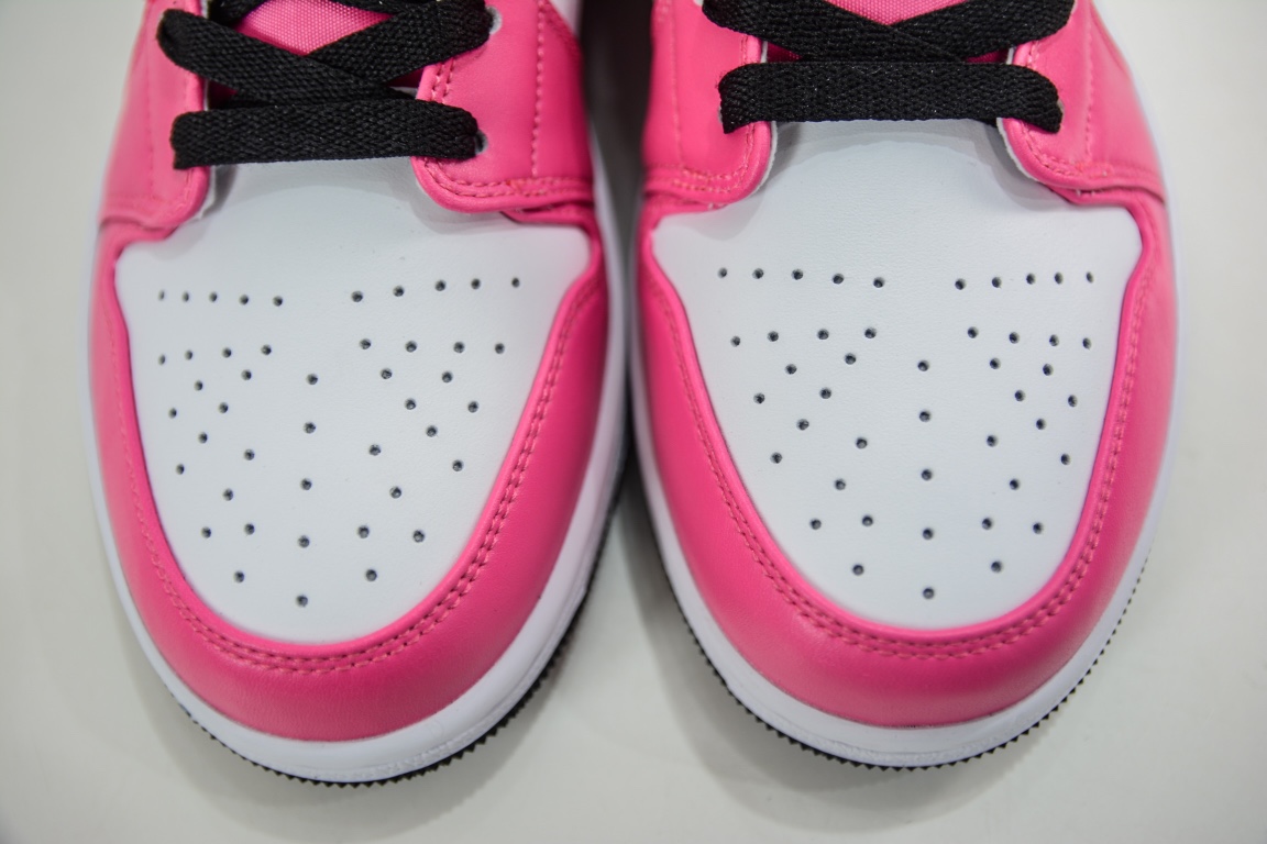 200 原装Air Jordan 1 Low 白粉黑 官方同步新色 DZ5365-601