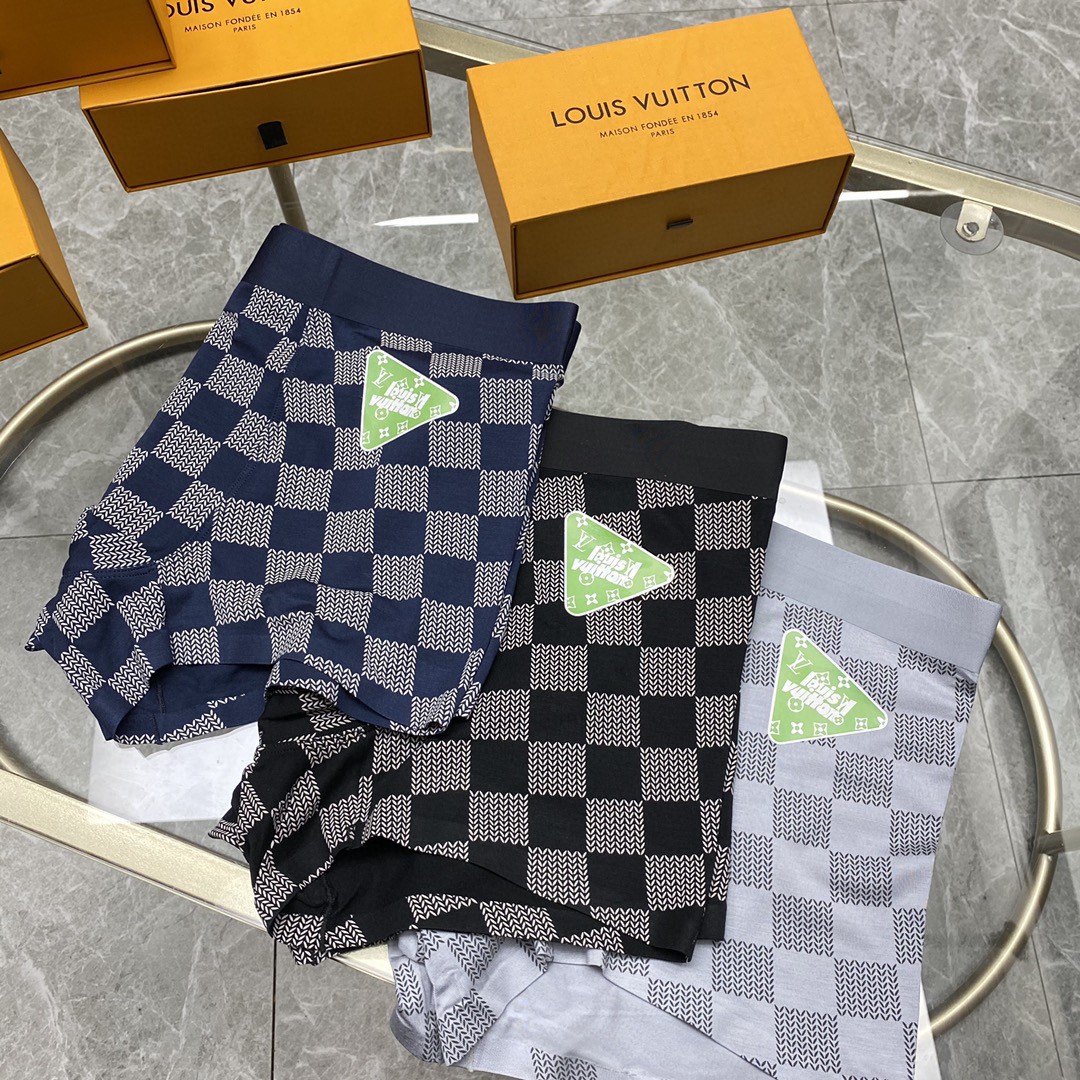 新品！lv1V时尚男士内裤！外贸公司