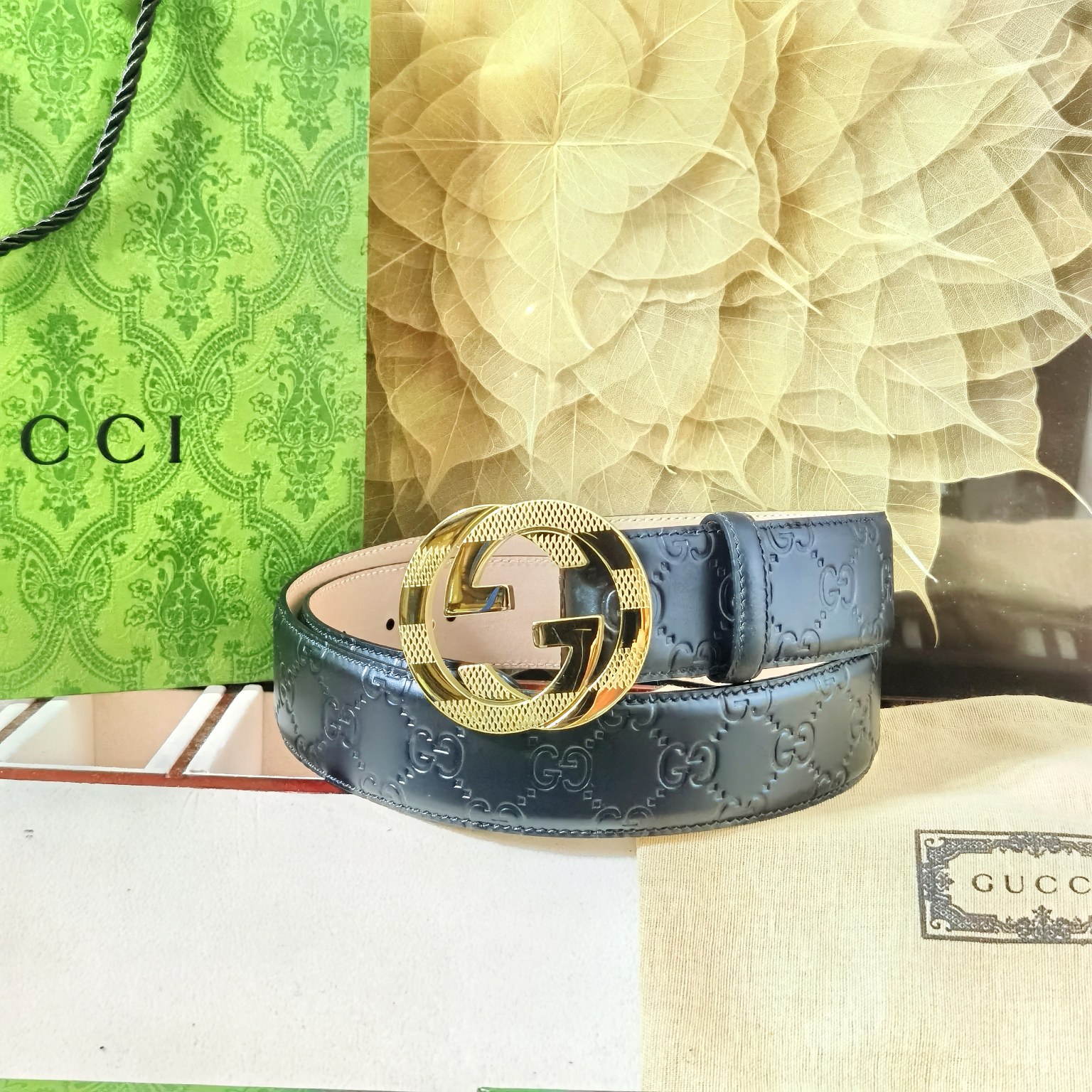  🆕Gucci㊣品质之选 4.0cm 进口头层牛🐂皮  纯钢五金扣头，纯原 渠道货！