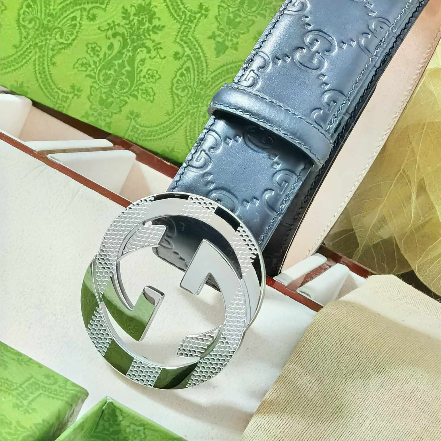  🆕Gucci㊣品质之选 4.0cm 进口头层牛🐂皮  纯钢五金扣头，纯原 渠道货！