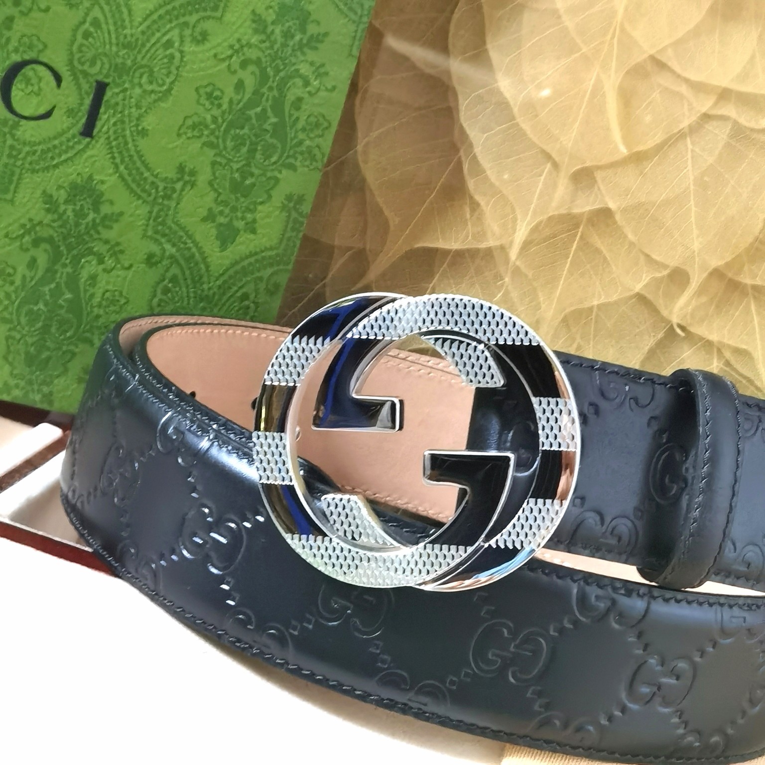  🆕Gucci㊣品质之选 4.0cm 进口头层牛🐂皮  纯钢五金扣头，纯原 渠道货！