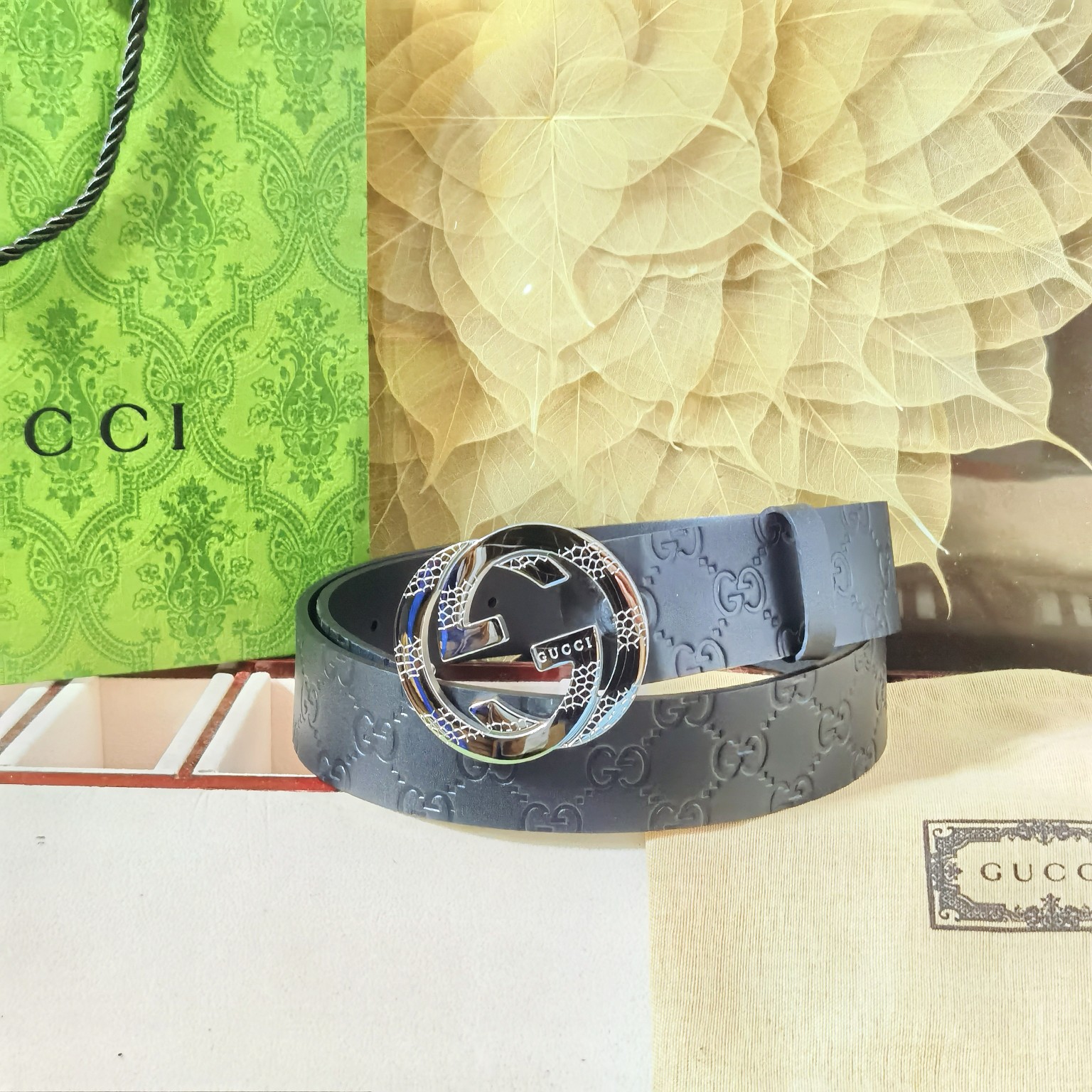  🆕Gucci㊣品质之选 4.0cm 进口头层牛🐂皮  纯钢五金扣头，纯原 渠道货！